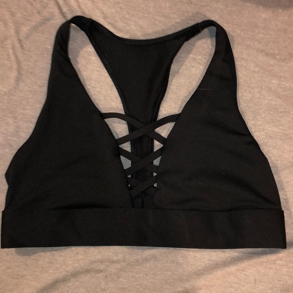 Pink Victoria’s Secret unpadded sports bra